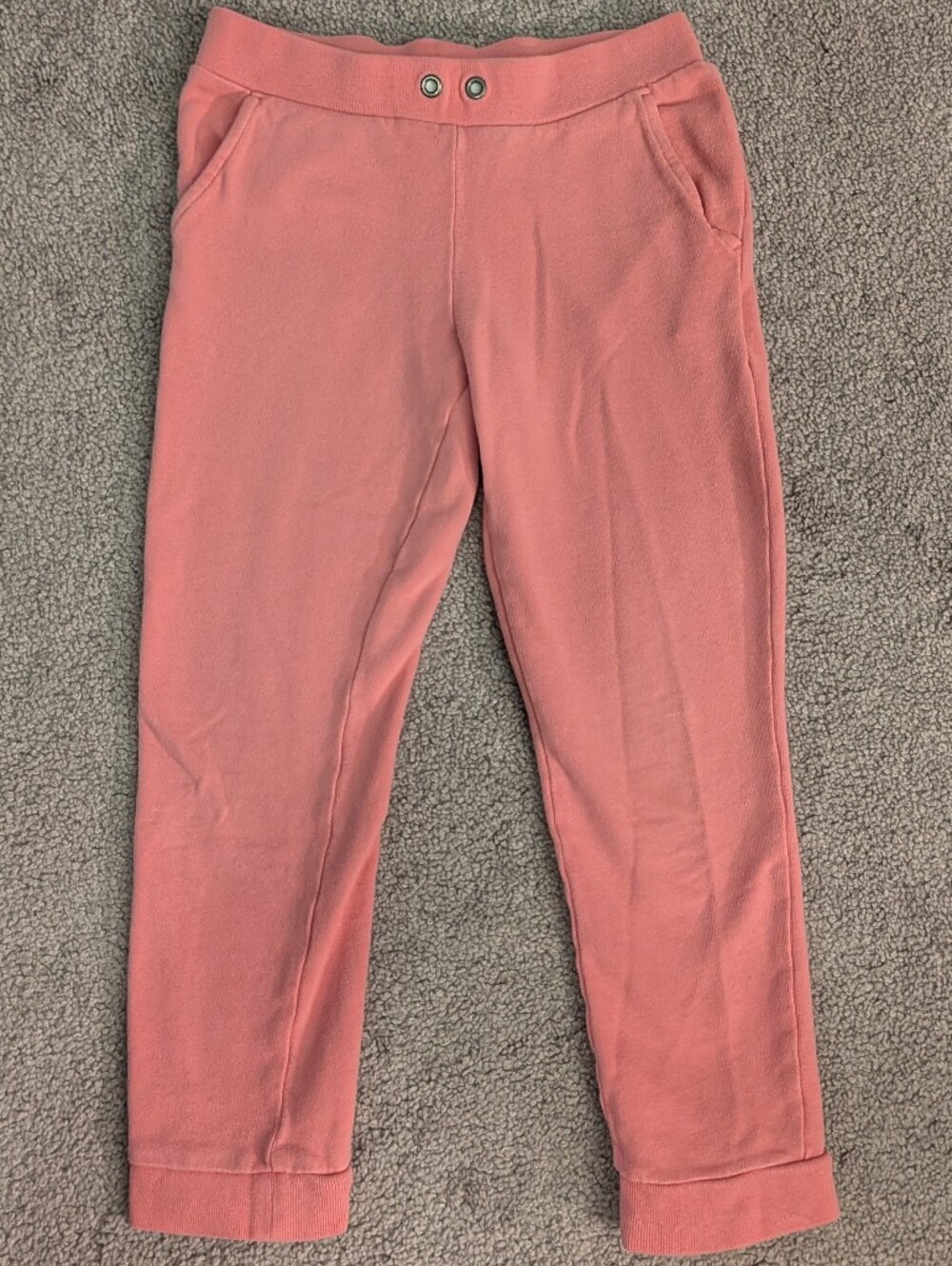 Carter's kids pink terry joggers size 5
